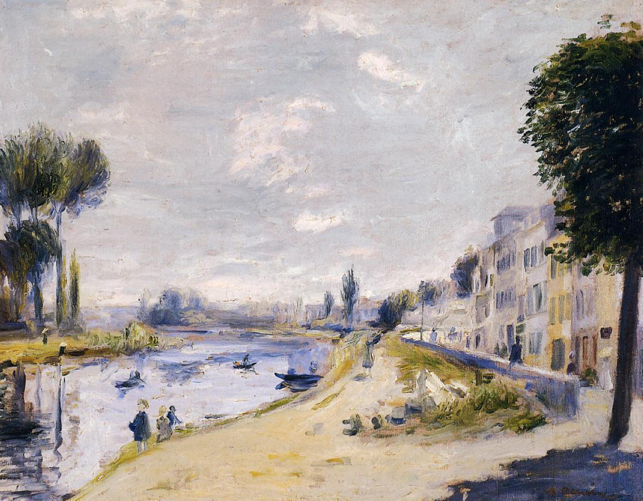 The banks of the Seine 1875